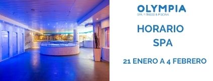 HORARIO SPA 21 ENERO A 15 FEBRERO